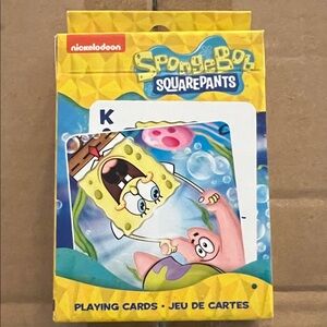 NEW Nickelodeon SpongeBob SquarePants Playing Cards